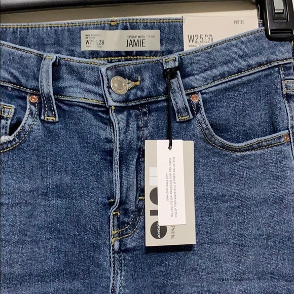 NWT Topshop High Waist Ankle Denim - Picture 4 of 8